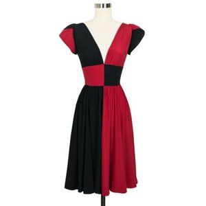 Trashy Diva "Loretta" color block vintage-style dress